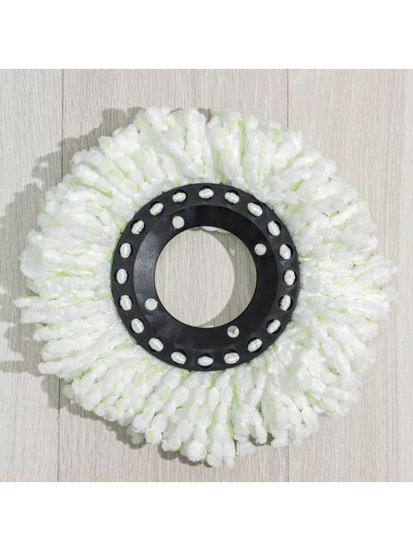 Швабра с отжимом и ведро: ведро с металлической центрифугой 7,2 л, швабра с телескопическим черенком 76-105 см, запасная насадка из микрофибры, цвет МИКС