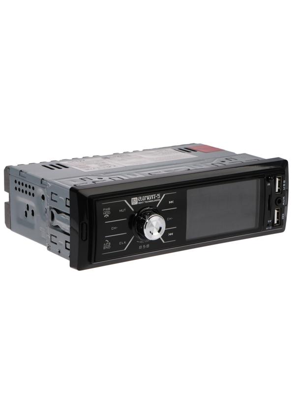 Автомагнитола Element-5 1DIN 858 USB/SD/Bluetooth/AUX/radio ПДУ