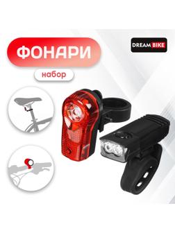 Комплект велосипедных фонарей Dream Bike, JY-7045+JY-173A