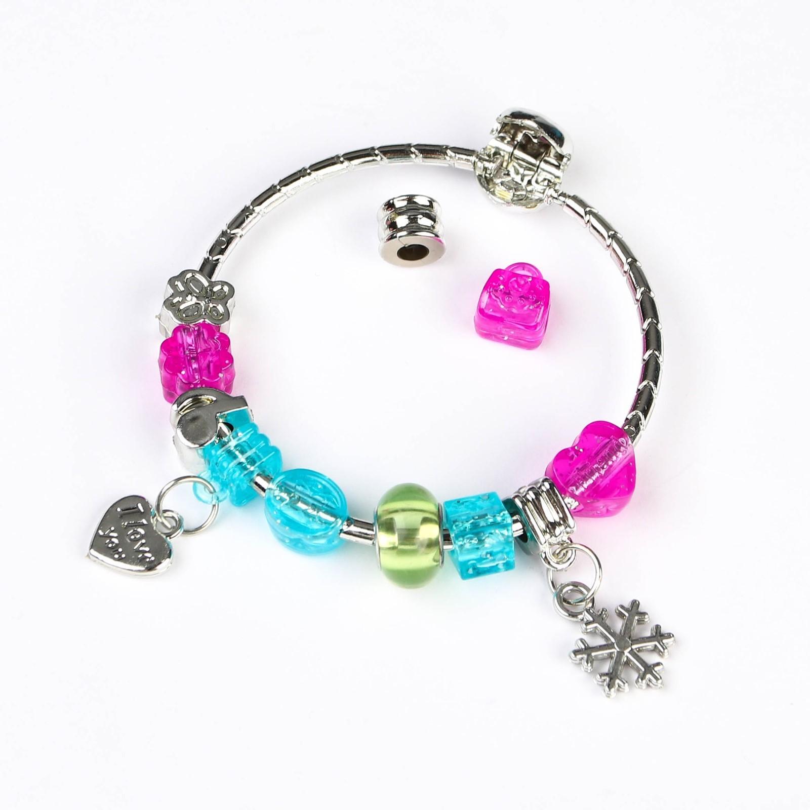 Набор для творчества с шармами «Создай украшения» сделай сам свое украшение, Холодное сердце