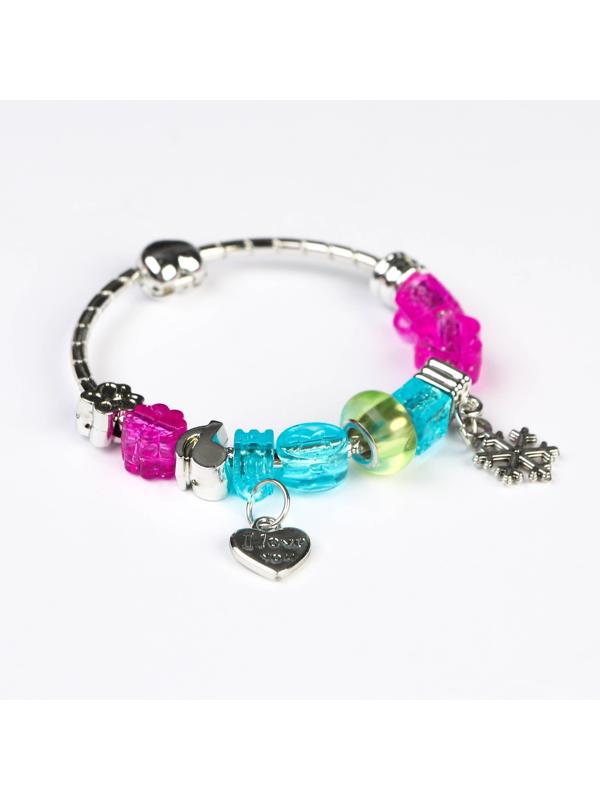 Набор для творчества с шармами «Создай украшения» сделай сам свое украшение, Холодное сердце