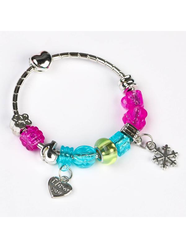 Набор для творчества с шармами «Создай украшения» сделай сам свое украшение, Холодное сердце