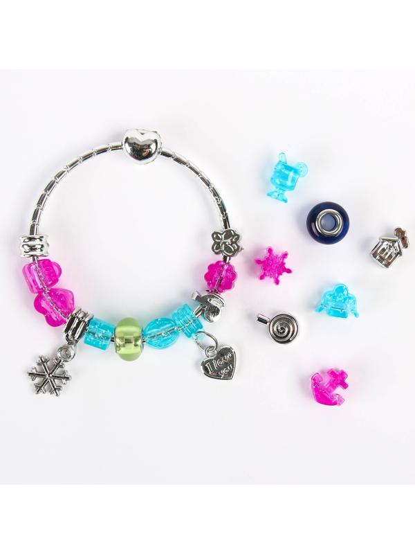 Набор для творчества с шармами «Создай украшения» сделай сам свое украшение, Холодное сердце