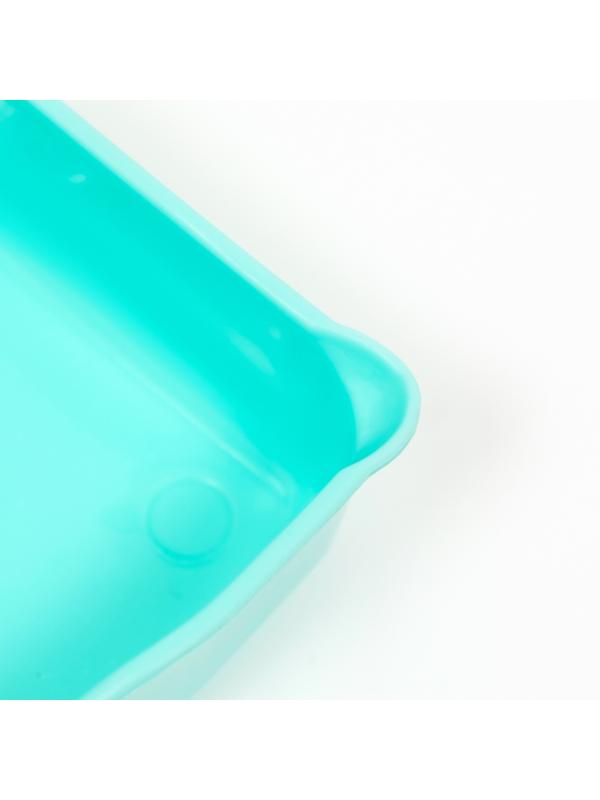 Автопоилка прогулочная с фигурной бутылочкой, 250 мл, бирюзовая