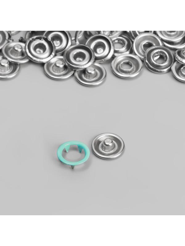 Кнопка рубашечная, d = 9,5 мм, цвет мятный