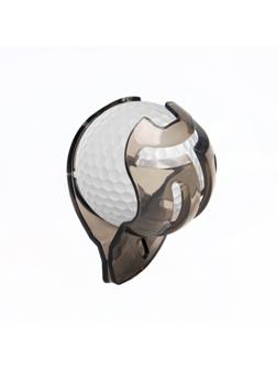 Маркер для гольф-мяча, 4 х 6 х 2.2 см, черный