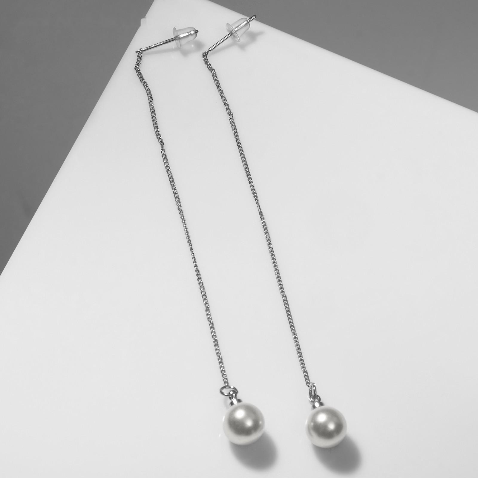 Серьги с жемчугом 