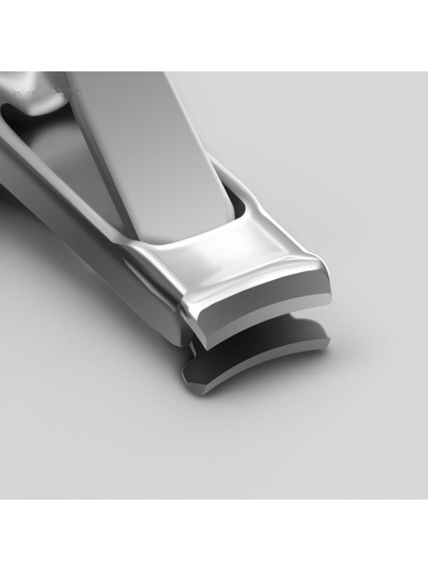 Кусачки-книпсер маникюрные, 4 в 1, многофункциональные, 6 см, цвет серебристый