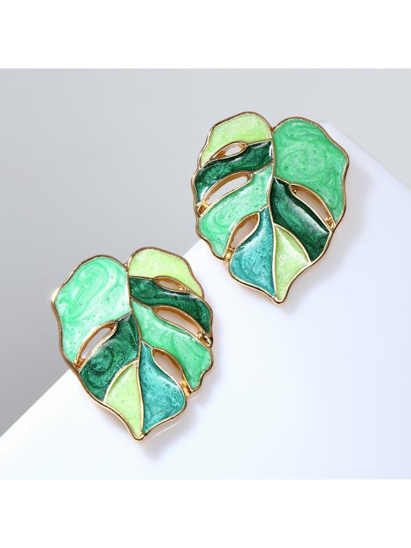 Серьги эмаль 