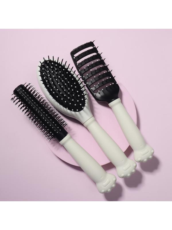 Набор расчёсок, 3 предмета, цвет МИКС