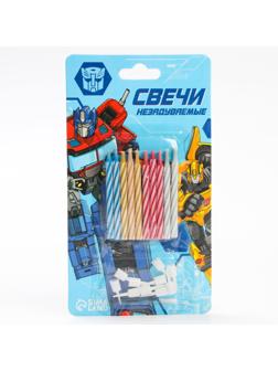Набор свечей незадуваемые для торта 10 шт,