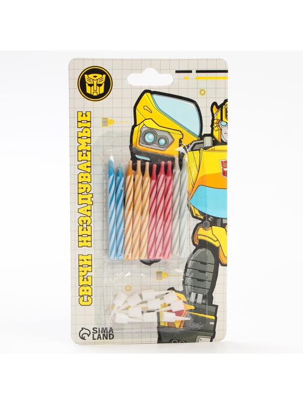 Набор свечей незадуваемые для торта 10 шт,