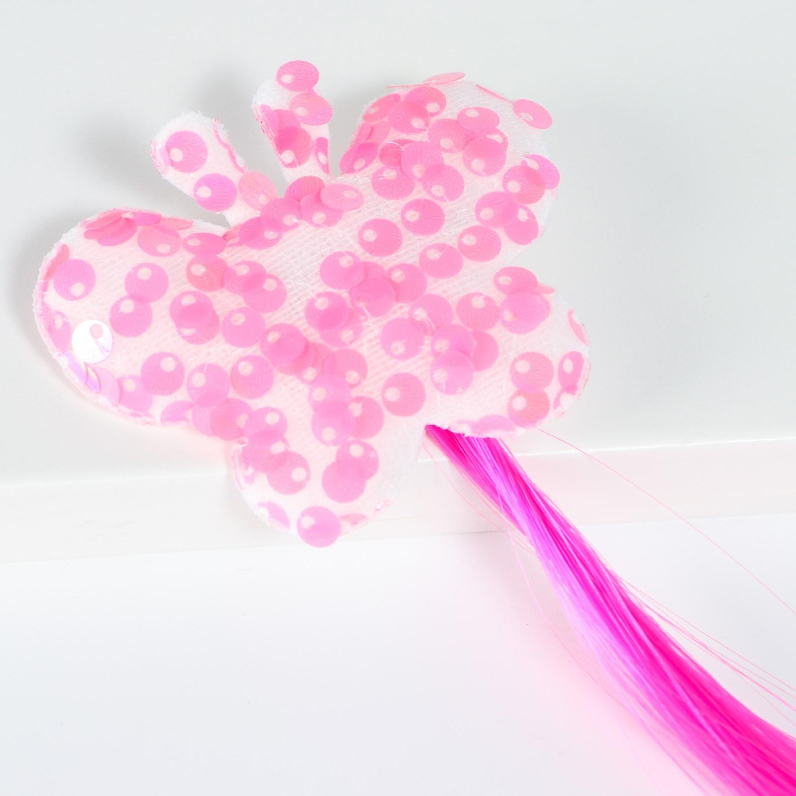 Прядь для волос МИКС  звезда, сердечко, цветочек, WINX