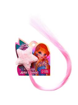 Прядь для волос МИКС  звезда, сердечко, цветочек, WINX