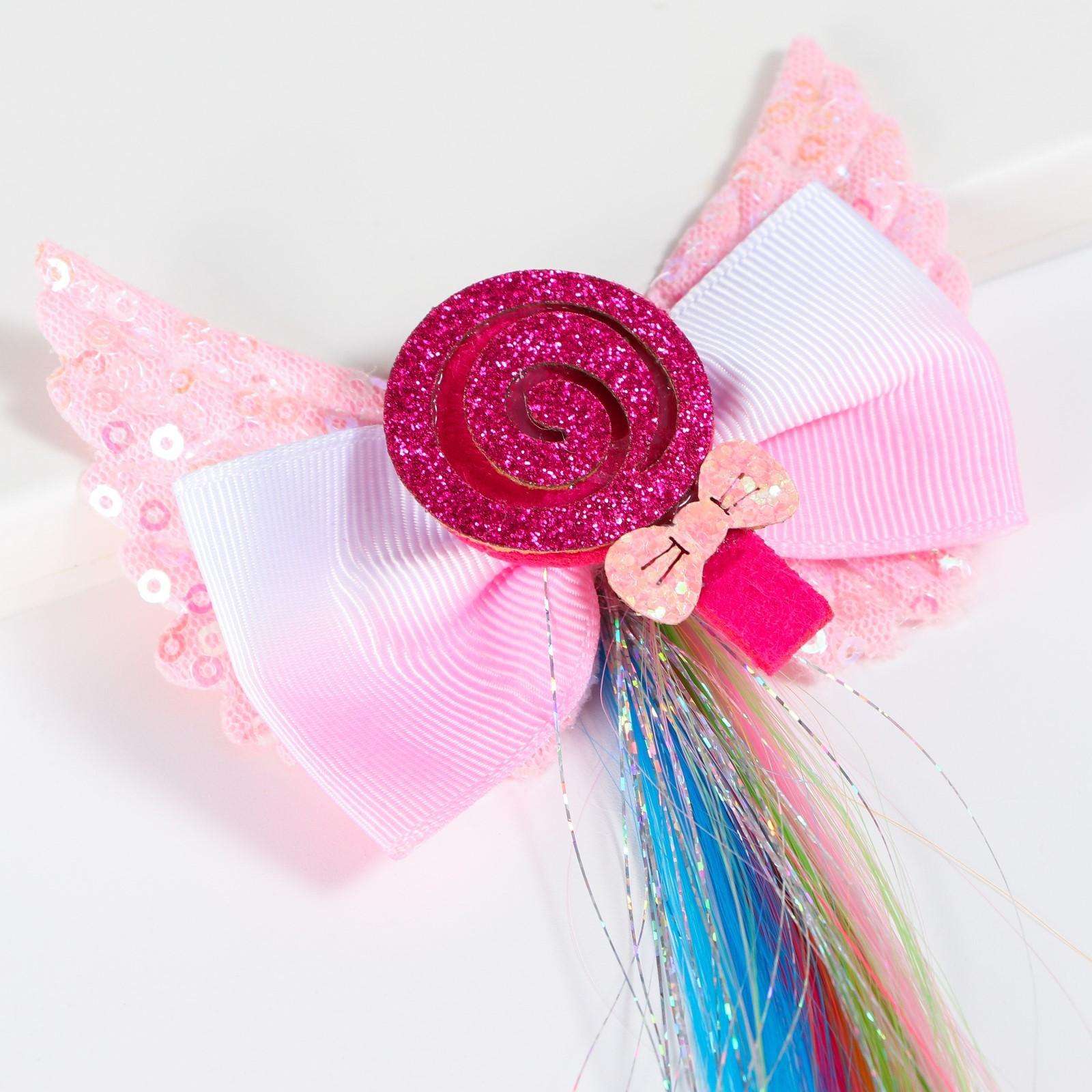 Прядь для волос МИКС  мороженка, пироженка, леденец, WINX   МИКС