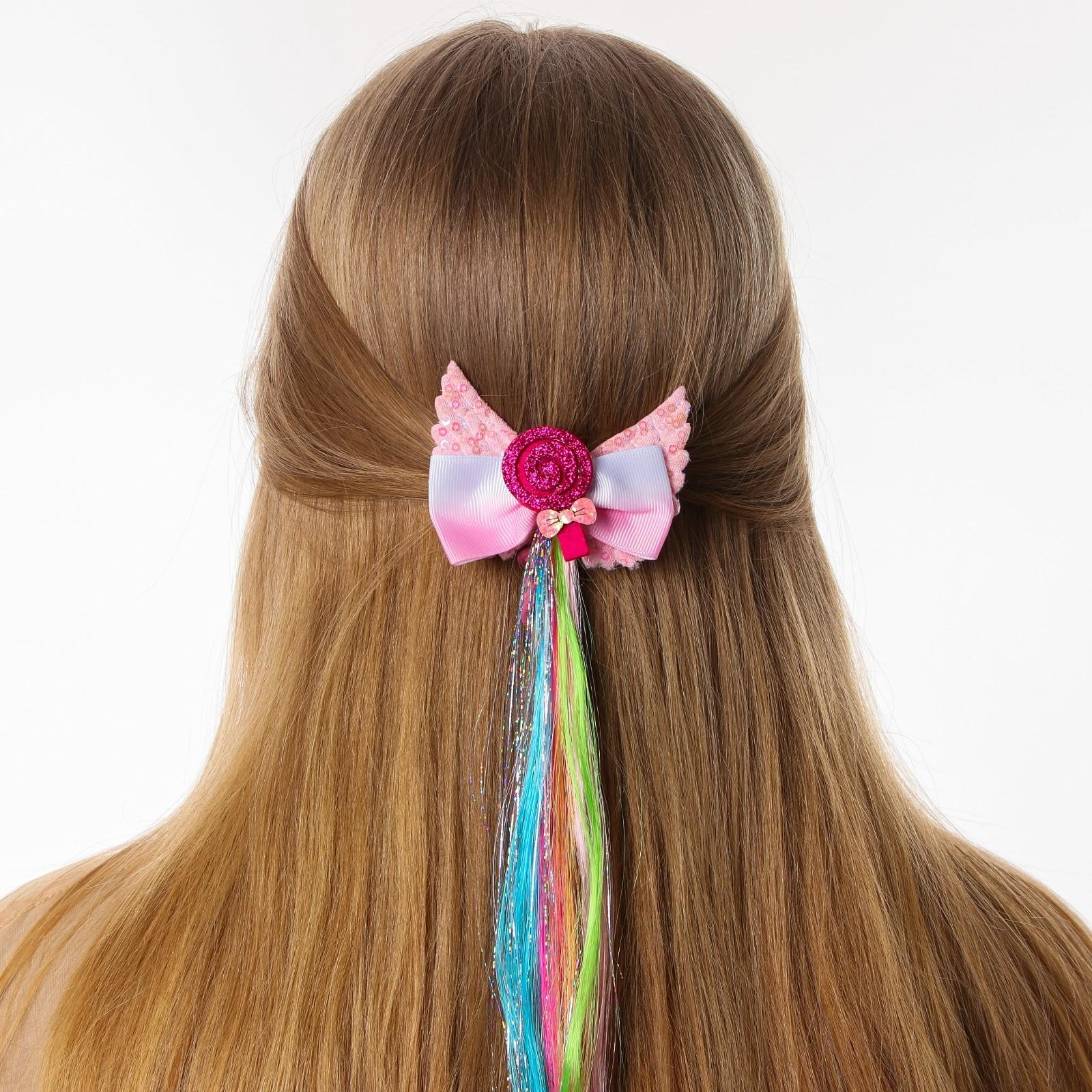 Прядь для волос МИКС  мороженка, пироженка, леденец, WINX   МИКС