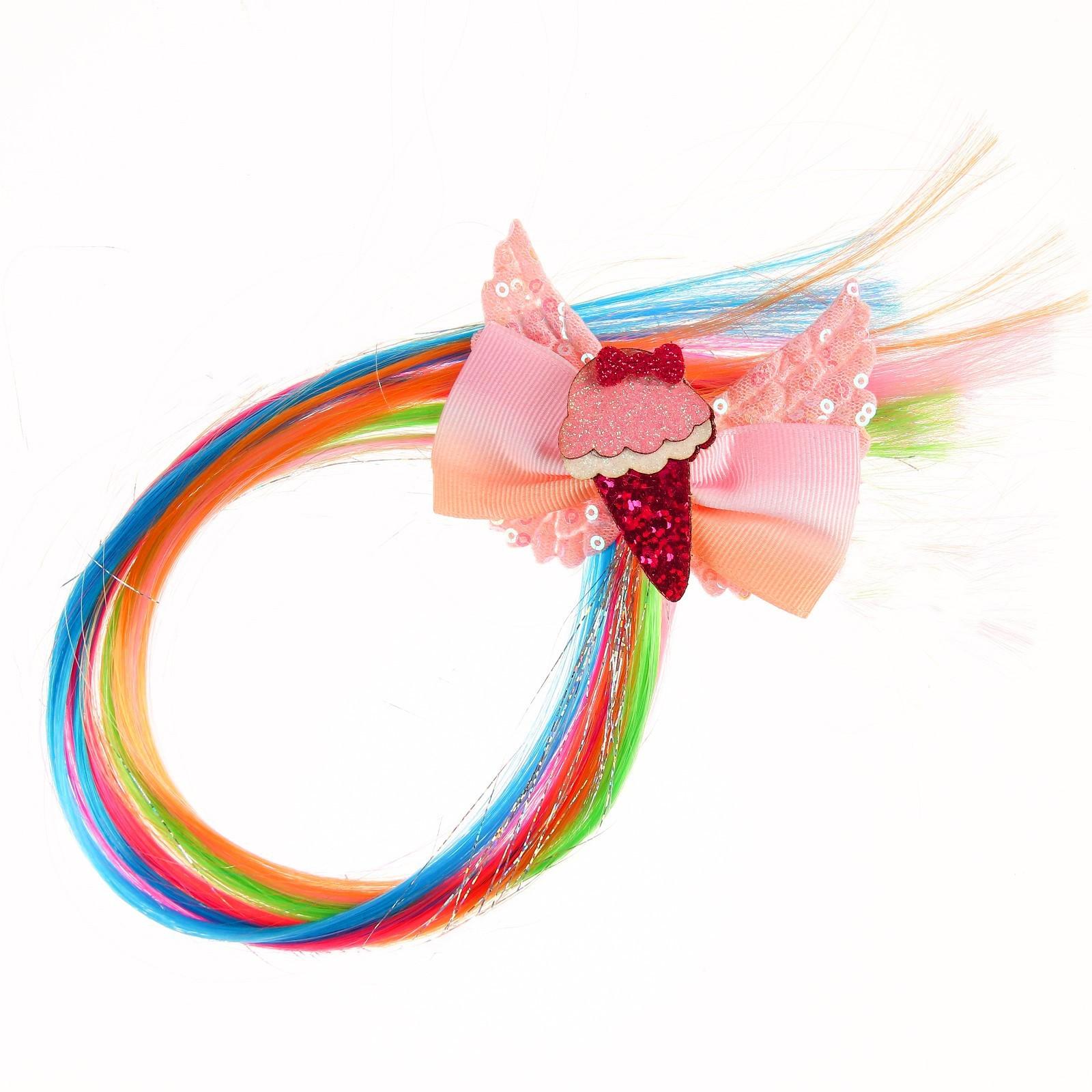 Прядь для волос МИКС  мороженка, пироженка, леденец, WINX   МИКС