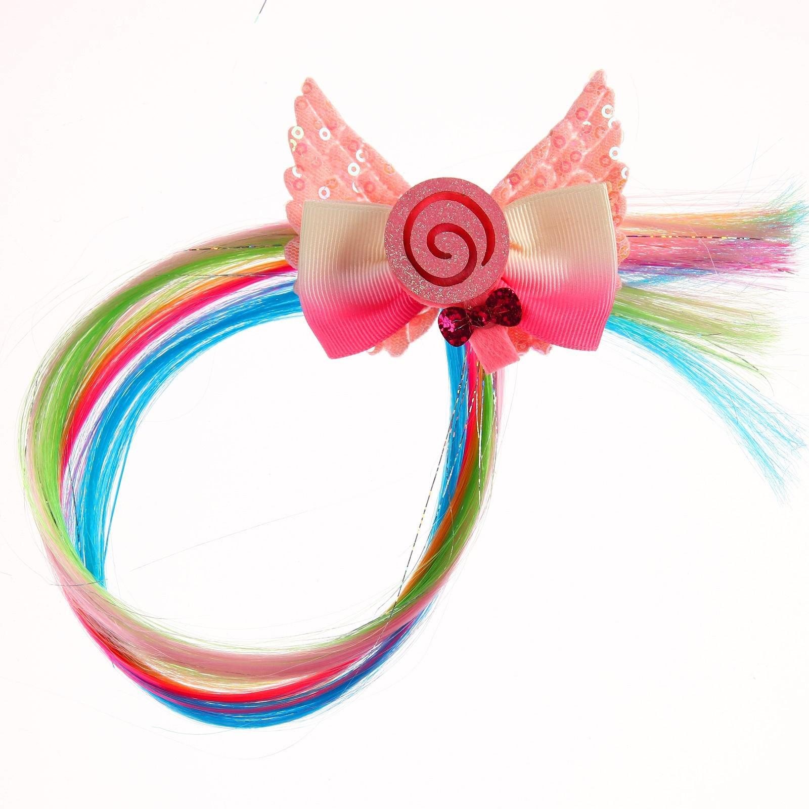 Прядь для волос МИКС  мороженка, пироженка, леденец, WINX   МИКС