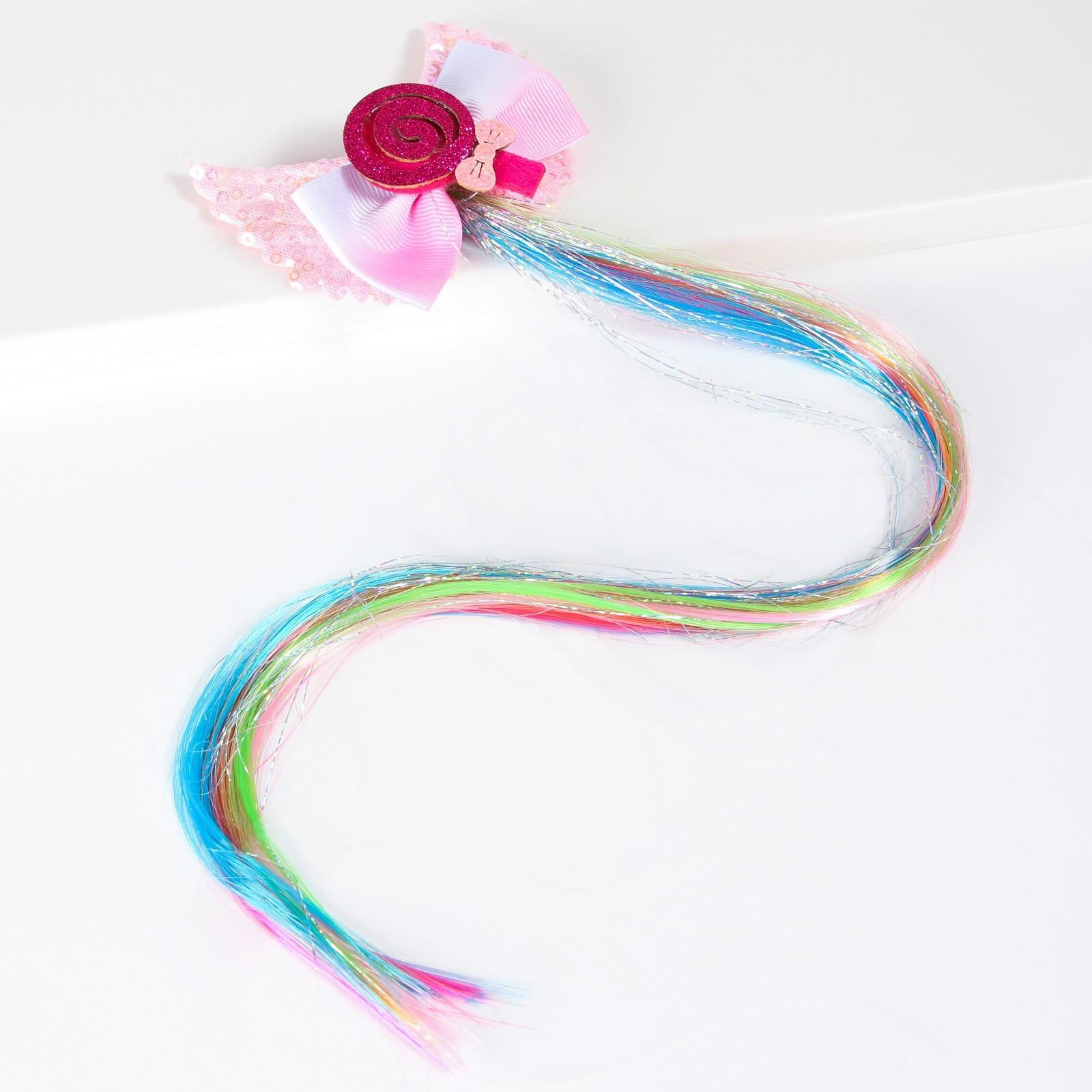 Прядь для волос МИКС  мороженка, пироженка, леденец, WINX   МИКС