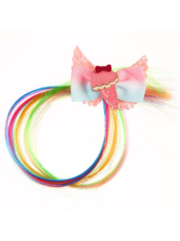 Прядь для волос МИКС  мороженка, пироженка, леденец, WINX   МИКС