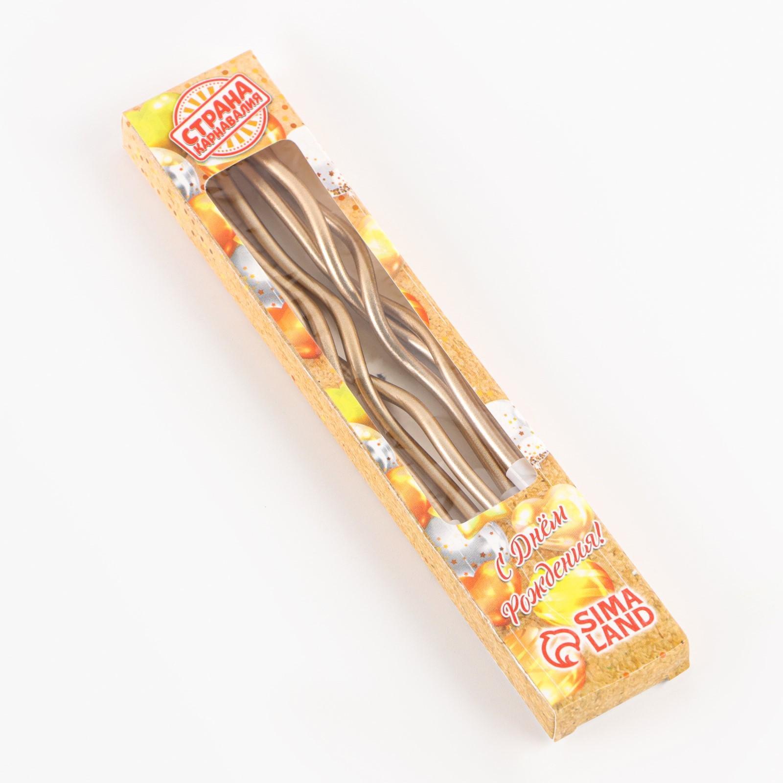 Свечи для торта витые 