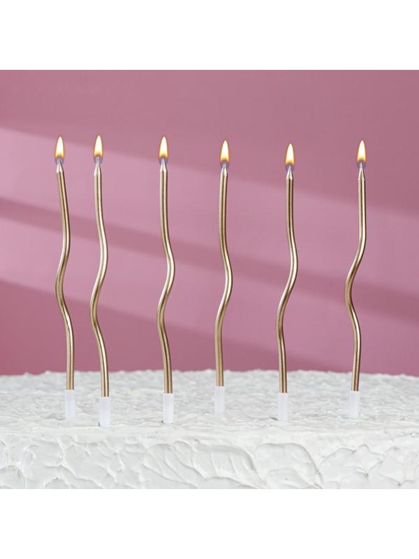 Свечи для торта витые 