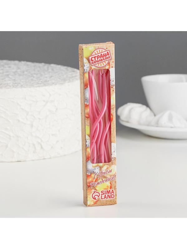 Свечи для торта витые 