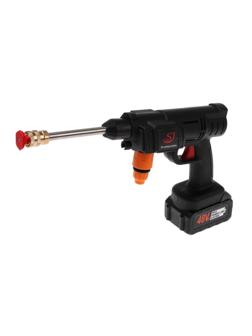 Минимойка автомобильная, беспроводная, 18 В, 5000 mAh, 30 бар, шланг 5 м