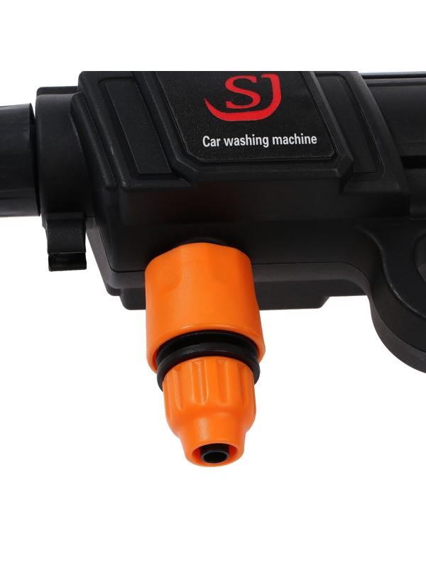 Минимойка автомобильная, беспроводная, 18 В, 5000 mAh, 30 бар, шланг 5 м