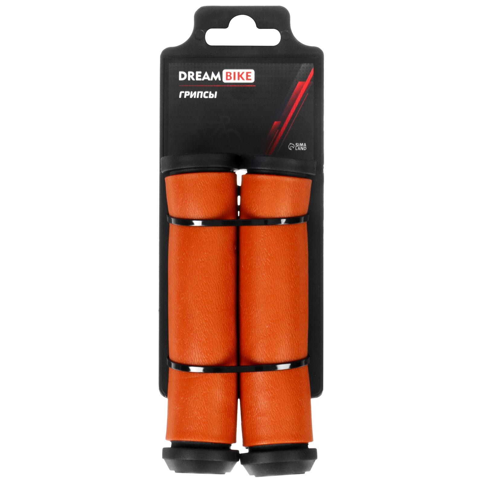 Грипсы 130 мм, Dream Bike, посадочный диаметр 22,2 мм, цвет коричневый