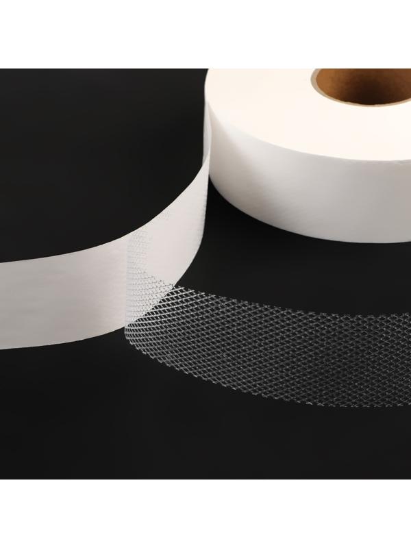 Паутинка клеевая, сеточка, 40 мм, 73 ± 1 м, цвет белый