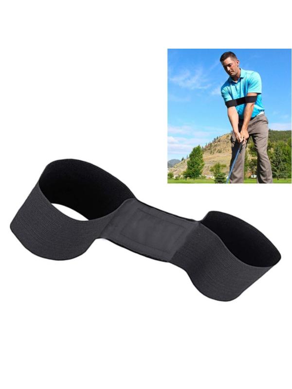 Резинка для коррекции движения рук, гольф, черная, 7 х 39 см