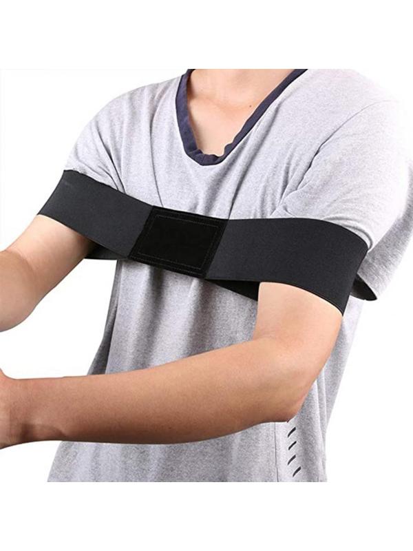 Резинка для коррекции движения рук, гольф, черная, 7 х 39 см