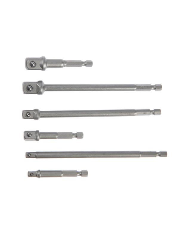 Набор адаптеров для торцевых головок ТУНДРА, под квадрат 1/4