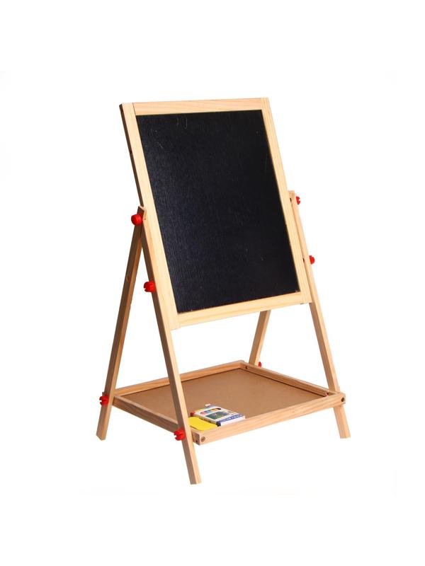 Детский двухсторонний мольберт «Премиум» в собр. Виде — 65 × 38,5 × 35 см; рабоч. пов. — 35 × 40 см