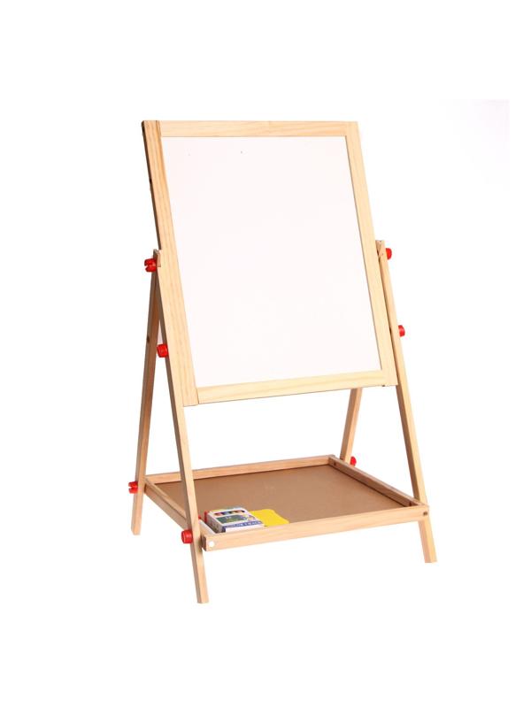 Детский двухсторонний мольберт «Премиум» в собр. Виде — 65 × 38,5 × 35 см; рабоч. пов. — 35 × 40 см