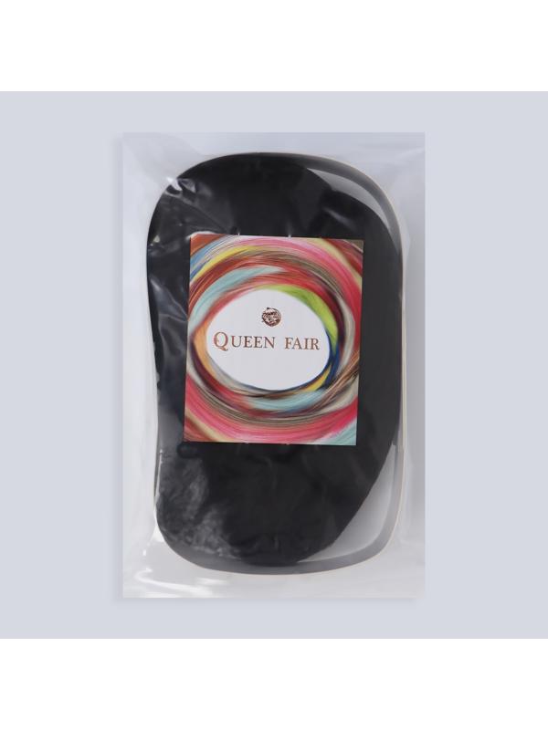 Парик искусственный, с чёлкой, имитация кожи, 16 см, 160 гр, цвет каштановый(#SHT8)