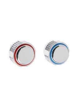 Ручка на смеситель ZEIN Z004, для кран-букс со штоком под квадрат, пластик, цвет хром