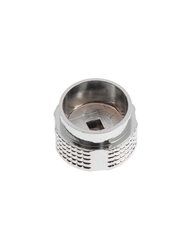 Ручка на смеситель ZEIN Z004, для кран-букс со штоком под квадрат, пластик, цвет хром