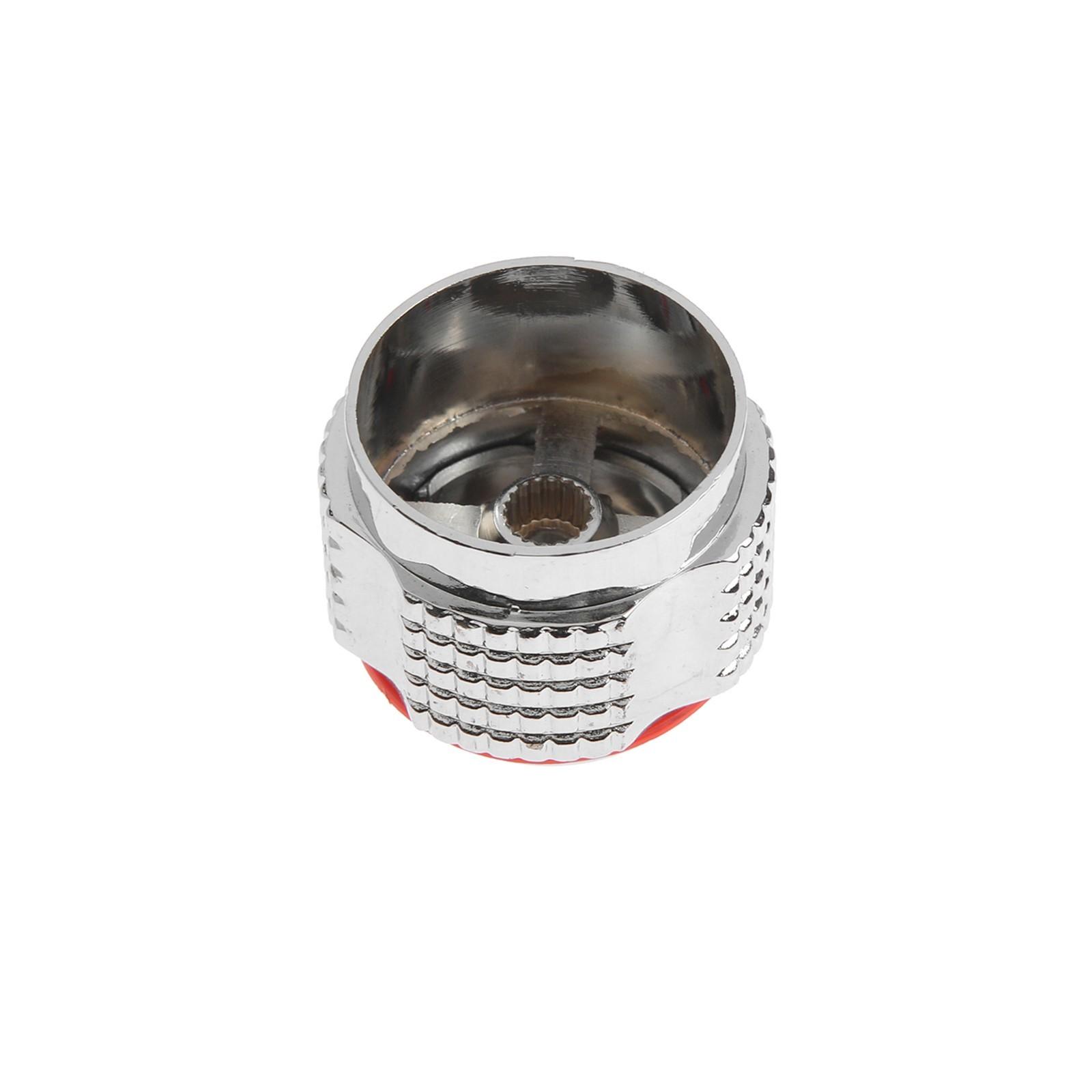 Ручка на смеситель ZEIN Z204, для кран-букс со штоком на 24 шлица, цинк, цвет хром