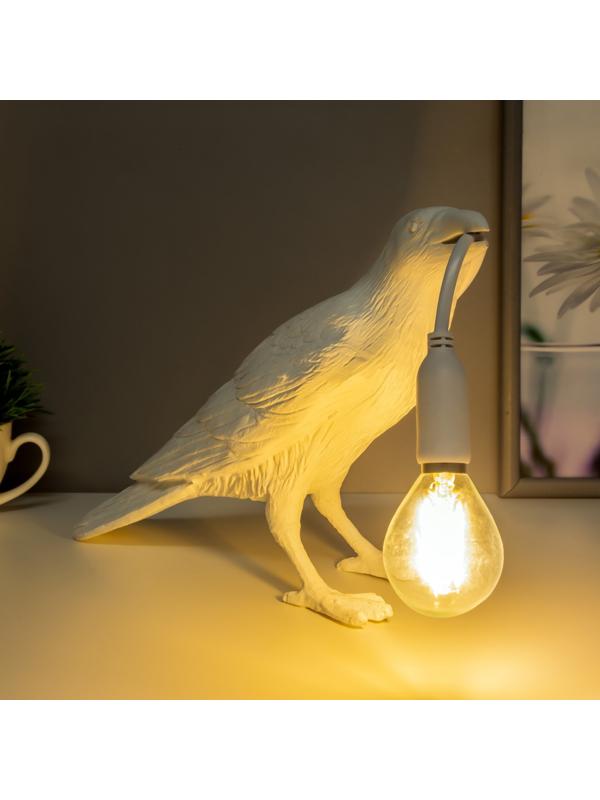 Настольная лампа 16766/1WT E14 40Вт белый 29,5х12х18 см