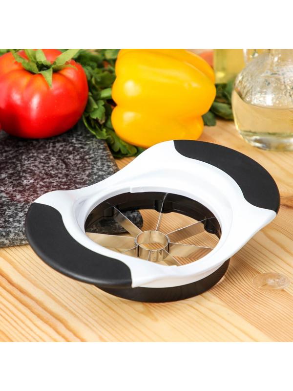 Овощерезка для фруктовой нарезки Magistro Vegan pro, 18,5×12×4 см, цвет чёрно-белый