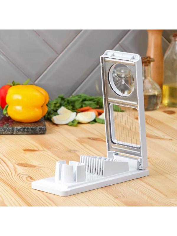 Яйцерезка Magistro Vegan pro, 2 режима, 21×8,5×5 см, цвет белый