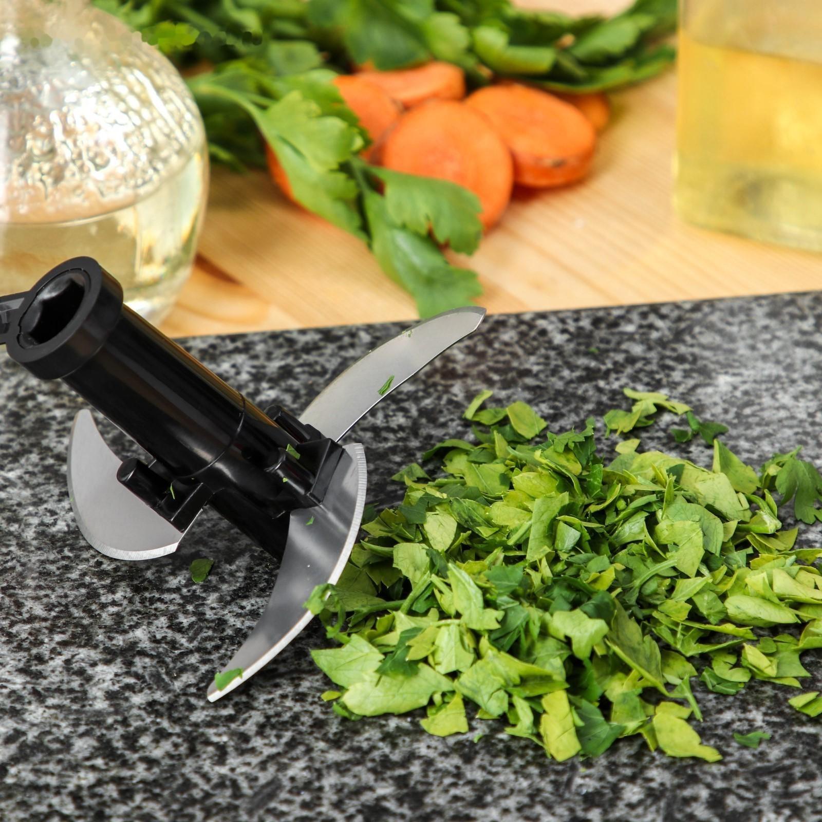 Овощерезка ручная Magistro Vegan pro, 2 насадки, цвет чёрно-белый