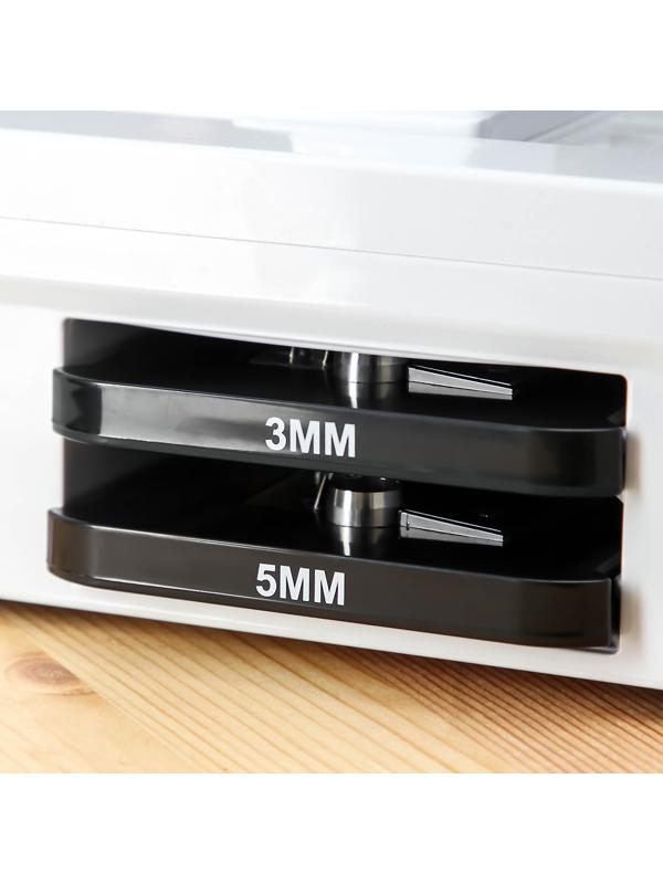 Овощерезка для фигурной нарезки Magistro Vegan pro, 3 насадки, цвет чёрно-белый