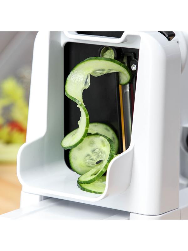 Овощерезка для фигурной нарезки Magistro Vegan pro, 3 насадки, цвет чёрно-белый