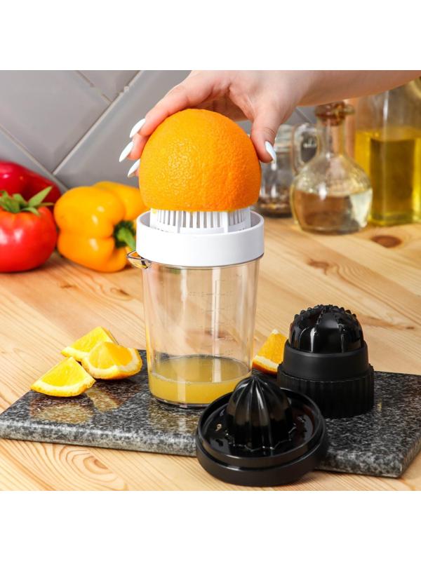 Овощерезка универсальная Magistro Vegan pro, 7 насадок, 10×10×25 см, цвет чёрно-белый