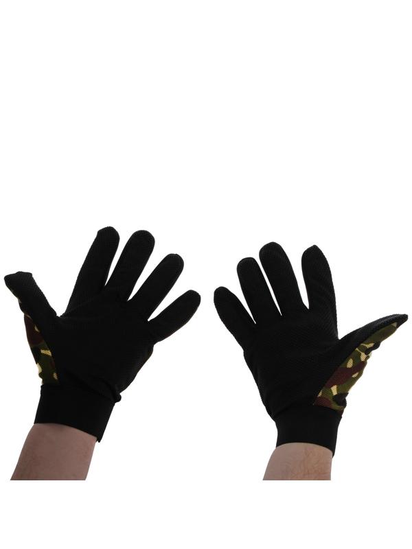 Перчатки мотоциклетные с защитными вставками, одноразмерные, милитари