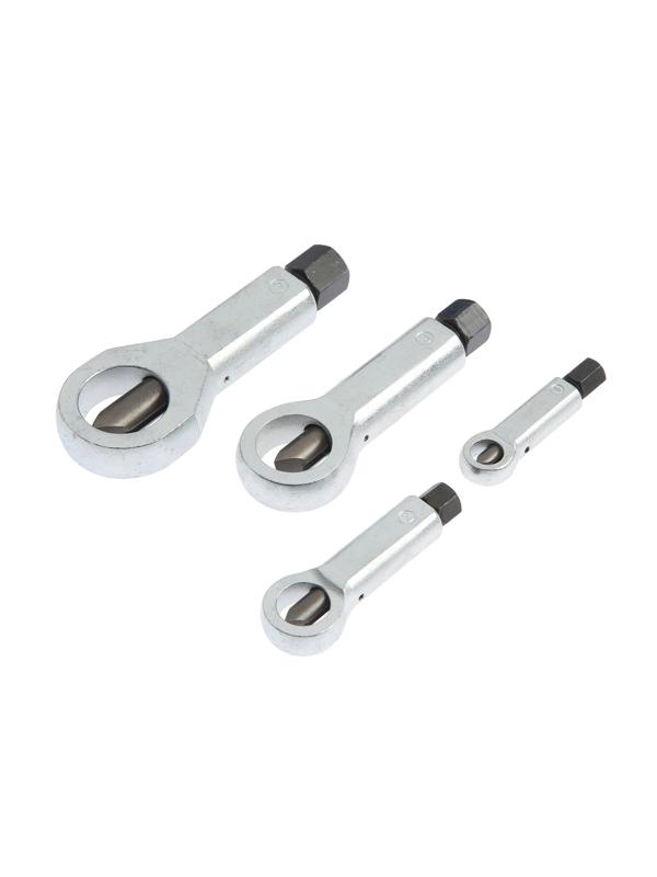 Набор гайколомов ТУНДРА, HEX12-14-19-21, 9 - 27 мм, 4 шт.