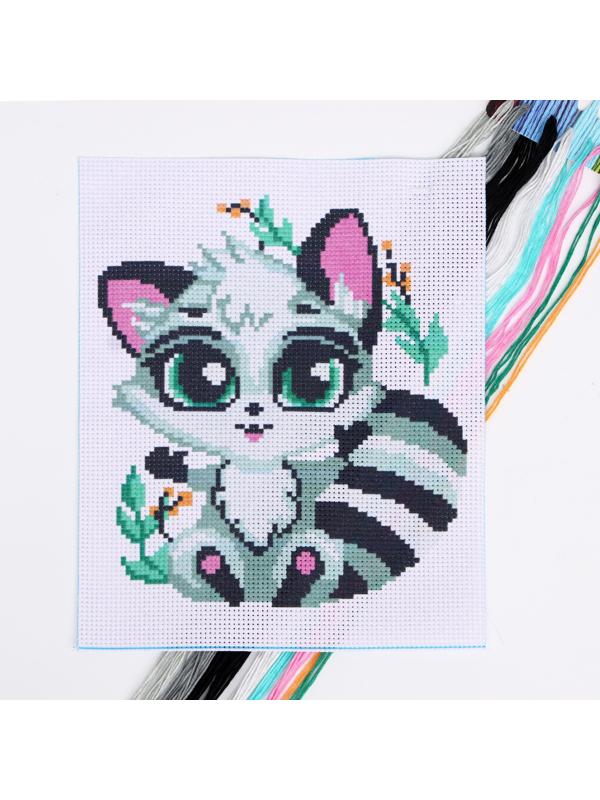 Вышивка крестиком «Енотик», 25х20 см